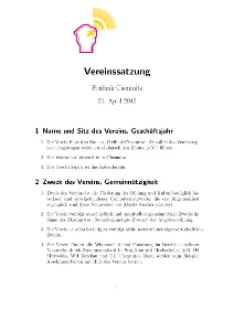 Satzung